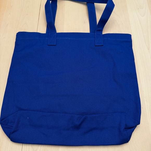 ESPRIT Vintage Throw-back 90's Blue Canvas Tote Authentic NWT - Picture 2 of 6